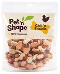 Pet 'n Shape Chik Biscuits All Natural Chicken Wrapped Dog Treats 16OZ. Fixed Price $18.59.