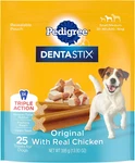 Pedigree Dentastix Small & Medium Breed Dog Treats, Original With Real Chicken,. Fixed Price $17.22.