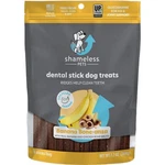 Shameless Dog Dental Sticks 7.2 Oz, Banana/bone Bro By Pets. Fixed Price $12.56.