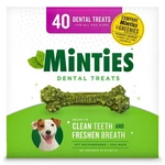 Minties Dental Dog Treats 40 Ct 32 Oz Oral Care Chews Freshens Breath. Fixed Price $24.55.