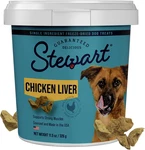 Stewart 100% Chicken Liver Dog Treats, 11.5 Oz Tub, 215 Pieces, Freeze Dried Ra. Fixed Price $33.16.