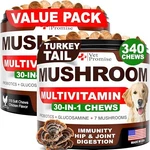 Turkey Tail Mushroom Chews For Dogs - Immune, Joint, Gut Health Support 340. Fixed Price $74.09.