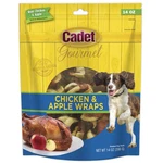 Cadet 14 Ounce Chicken Apple Wraps Natural High Protein Dog Treats. Fixed Price $21.79.