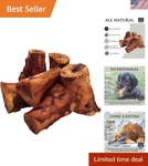 High Protein Grass-fed Beef Marrow Bones For Small & Medium Dogs 6 Pack. Fixed Price $45.00.