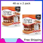 Good 'n' Fun Triple Flavor Kabobs, Rawhide Chews For All Dogs, 48 Oz X 2 Pack. Fixed Price $65.99.