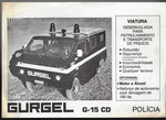 Gurgel G-15 Cd Policia Brazilian Market Single Sheet Sales Brochure. Fixed Price $64.59.