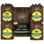 Exotic Jerky Variety Pack Wild Game Sampler Venison, Elk, Buffalo, Boar. Fixed Price $33.67.