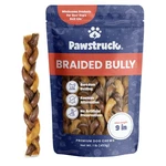 Pawstruck Natural 9" Braided Bully Sticks For Dogs - Long Lasting Rawhide Free. Fixed Price $81.33.