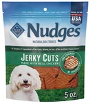 Blue Buffalo Nudges Jerky Cuts Natural Dog Treats Chicken Bag. Fixed Price $8.50.