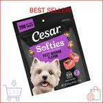 Cesar Softies Chewy Dog Treats, Filet Mignon Flavor, 18 Oz. Pouch, 200. Fixed Price $80.02.