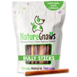 Nature Gnaws Small Bully Sticks For Dogs 5-6" (15 Count) Long Lasting L.... Fixed Price $42.27.