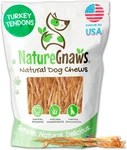 Nature Gnaws Turkey Tendons For Dogs 4OZ Grain-free Natural Chew Treats. Fixed Price $27.99.