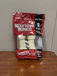 Canine Chews By Summa Beefhide Bones Pack Natural Flavor; Exp. 12/27. Fixed Price $14.99.