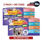 (2 Pack) Purina Friskies Seafood & Chicken Pate Wet Cat Food, 5.5 Oz, 40 Cans. Fixed Price $38.99.