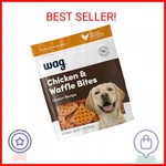 Amazon Brand - Wag Dog Treats, Chicken Waffle Bites, 12 Oz Resealable Pack. Fixed Price $18.09.