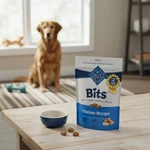 Blue Buffalo Bits Soft Dog Training Treats Chicken Recipe 19 Oz Bag. Fixed Price $26.99.