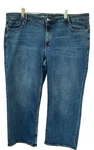 Old Navy Women Wide Leg Jeans Blue Plus Size 24 Cotton Spandex Mid Rise Nwot. Fixed Price $14.99.