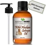 Wild Alaskan Salmon Oil For Dogs & Cats 100% Pure Natural 4OZ-MAYAN'S Secret. Fixed Price $14.99.