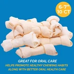 Rawhide Bones 6-7" 100% Natural Beef Chew In Bulk From 123 Treats. Fixed Price $74.99.