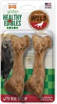 Nylabone Healthy Edibles Wild Natural Longlasting Dog Bison Flavor 2 Treats. Fixed Price $8.35.