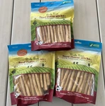 Canine Naturals Chew /rawhide Free Dog Treat /made W/real BEEF/3 BAGS/120PC. Fixed Price $35.00.