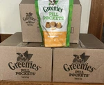 Greenies Pill Pockets, Chicken, For Dogs, Capsule Size Case 540 Count. Fixed Price $78.00.