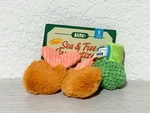 Bark Box Sea & Tree Sampletizer Shrimp Broccoli Appetizer Xs/s Dog Toy Nwt. Fixed Price $29.99.