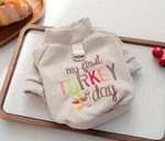 My First Turkey Day Thanksgiving Shirt For Small Dogs. Fixed Price $18.99.