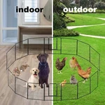 32/40 Inch Metal Dog Heavy Duty Playpen Pet Exercise Fence W/door Outdoor. Fixed Price $180.90.