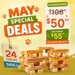 Yak Chew For Small Dogs 2LBS, Himalayan Cheese Treats Pups. Fixed Price $50.99.
