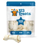 Rawhide Bones 5-6" 100% Natural Beef Hides Chews Dog By 123TREATS. Fixed Price $44.99.