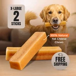 Tibetan Chews Xl (2PC) Long Lasting Natural Yak Cheese For Dogs. Fixed Price $32.99.