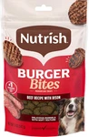 Nutrish Burger Bites Beef Recipe With Bison Premium Dog Treats, 5 Oz. Pouch, Pac. Fixed Price $36.08.