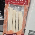 Greenbrier Rawhide Rolls All Natural Dog Chew Treats Main Ingredient. Fixed Price $10.99.