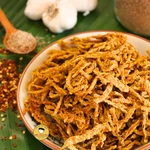 Premium Spicy Lemongrass Chicken Jerky, Kh Savory Snacks Asian Style. Fixed Price $14.50.