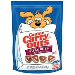 Canine Carry Outs Steak Bites Beef Flavor Dog Treats 3 Pack, 22.5OZ Bag. Fixed Price $22.50.