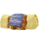 Barkworthies Grain-free Wrapped Medium Beef Cheek Dog Treat, Chicken Flavor*. Fixed Price $11.95.
