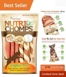 Dog Chews, 5-INCH Twists, Easy To Digest, Rawhide-free Treats, 12 Count, .... Fixed Price $13.99.