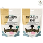 Trader Joe's Mint-a-breath Minty Chew Bones For Dogs 7.86 Oz Pack Of 2. Fixed Price $24.99.