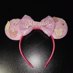 Minnie Mouse Ears Best Day Ever Pink Sequinned Bow Disney- Parks Sweet Treats. Fixed Price $15.99.