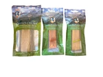 Qt Dog Churpi Chews Himalayan Treats Combo Pack Turmeric, Carrot & Jumbo. Fixed Price $33.99.