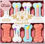 Pets, Pink Dog Birthday Cookie Gift Set, Hand Decorated Crunchy Treats Bo. Fixed Price $31.70.