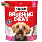 Milk-bone Brushing Chews Daily Dental Dog Treats, Mini, 25.5 Oz. Bag, 65 Bones. Fixed Price $20.33.