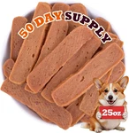 25 Oz Salmon Strips For Dogs, Soft Treats With & Chicken, Senior. Fixed Price $52.99.