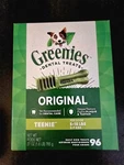 Greenies Original Dental Treats Teenie (5-15 Pound Dogs) 96 Count Exp 2029. Fixed Price $29.99.