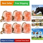 Himalayan Salt Lick 3 Lbs On Rope For Horse, Deer, Goat, And Livestock Animal.... Fixed Price $77.17.
