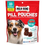 Milk Bone Pill Pouches Dog Treats Hickory Smoked Bacon Flavor 30 Count Bags. Fixed Price $10.46.
