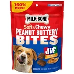 Milk Bone Peanut Buttery Bites Soft Dog Treats W/ Jif 11.8 Oz Bag. Fixed Price $16.21.
