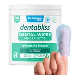 Vetnique Dentabliss - Dog Teeth Cleaning Finger Mitt Dental Wipe Plaque.... Fixed Price $41.79.