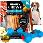 Mighty Chewz Bully Sticks 7" 10 Pack Holder Safety. Fixed Price $106.99.